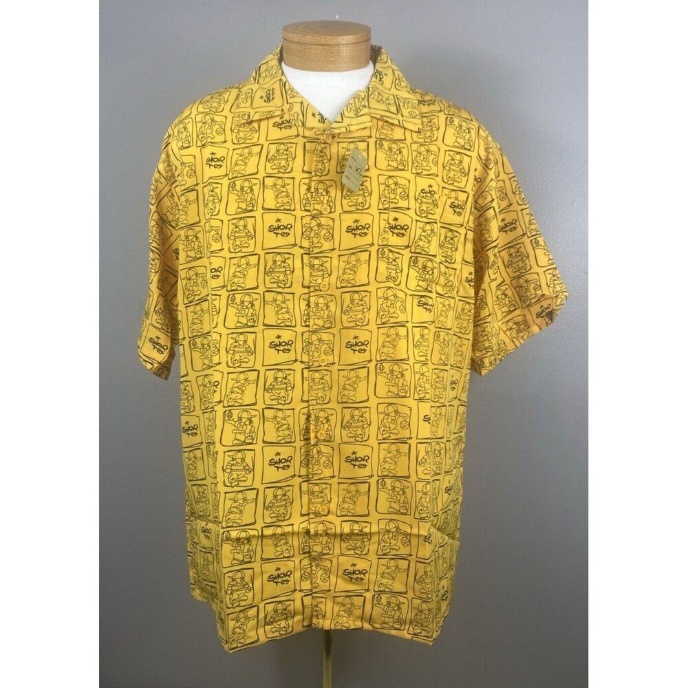 NWOT VTG Y2K Arctic Shortee Homie Streetwear Shirt Men's Sz XL Button Polyester